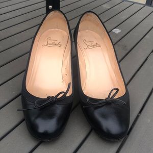 Christian Louboutin wedge 38 black